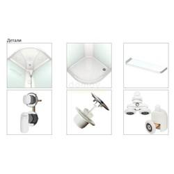 Душевая кабина Domani-Spa Delight 99 90х90 прозрачная/черная