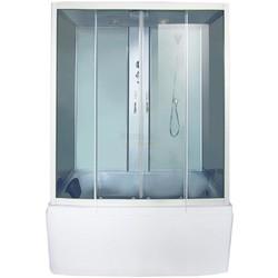 Душевая кабина с ванной Fiinn F412 150х85 белая стенка/тонированные стёкла