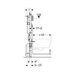 Инсталляция для унитаза Geberit Duofix 111.300.00.5