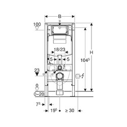 Инсталляция для унитаза Geberit Duofix 111.300.00.5