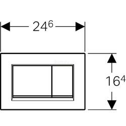 Кнопка Geberit Sigma30 115.883.KN.1
