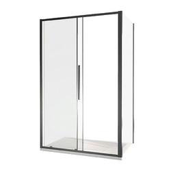 Душевой уголок Good Door IDEA WTW+SP Black 110x100