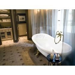 Квариловая ванна Besco Amelia 190х77 ножки латунь