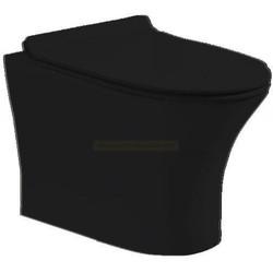 Унитаз подвесной Cerutti Bernina aria 2617E Matt black 34x48