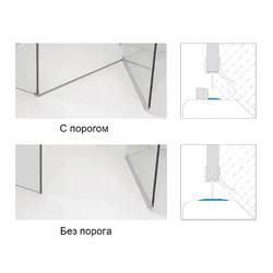 Душевой уголок Radaway Idea KDD Black 80Lх80R