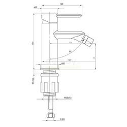 Смеситель для биде Deante KALIA BGK_031M