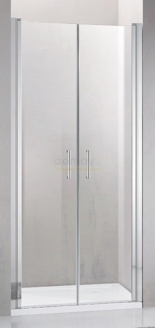 Душевая дверь Adema НАП ДУО-90 прозрачная