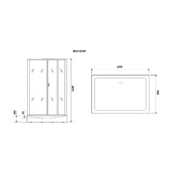 Душевая кабина Niagara Premium NG-6012-01QR 120х80