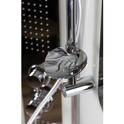 Душевая кабина с гидромассажем Niagara Premium NG-6002-01G 100х100