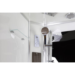 Душевая кабина с гидромассажем Niagara Premium NG-6002-01G 100х100