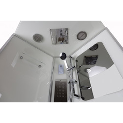 Душевая кабина с гидромассажем Niagara Premium NG-6002-01G 100х100