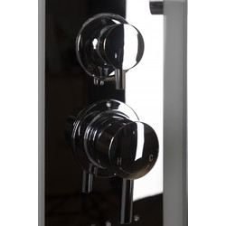 Душевая кабина с гидромассажем Niagara Premium NG-6002-01G 100х100