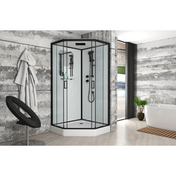 Душевая кабина Niagara Premium NG-6901-01D Black 90х90