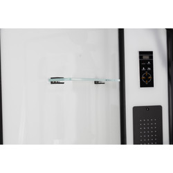 Душевая кабина с гидромассажем Niagara Premium NG-6901-01G Black 90х90