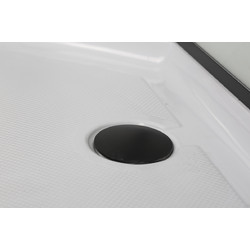 Душевая кабина с гидромассажем Niagara Premium NG-6901-01G Black 90х90