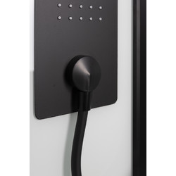 Душевая кабина с гидромассажем Niagara Premium NG-6901-01G Black 90х90