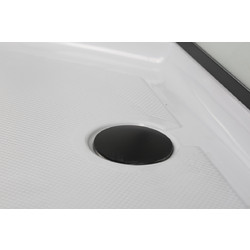 Душевая кабина с гидромассажем Niagara Premium NG-6902-01GD Black 100х100