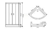 Душевая кабина Niagara Classic NG-116-15 90х90