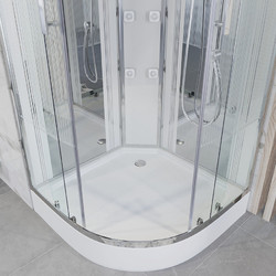 Душевая кабина с гидромассажем Niagara Ultra NG-702-01 100х100