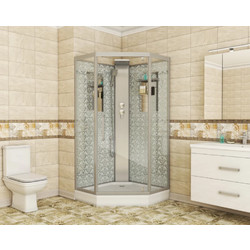 Душевая кабина без крыши Niagara Luxe NG-7799WBK 90х90