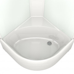 Душевая кабина Domani-Spa Delight Slim 88 high 80х80 сатин-матированная/белая