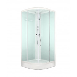 Душевая кабина Domani-Spa Delight Slim 88 80х80 сатин-матированная/белая