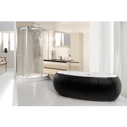 Акриловая ванна Belbagno BB18-NERO/BIA 180х90