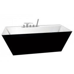 Акриловая ванна Belbagno BB19-NERO/BIA 181х81