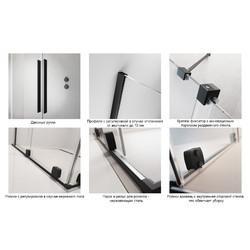 Душевой уголок Radaway Furo KDJ 110х80 Black