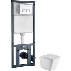 Комплект инсталляция+унитаз Welt-Wasser GELBACH 004 MT-WT + MARBERG 410 SE