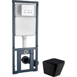 Комплект инсталляция+унитаз Welt-Wasser GELBACH 004 MT-BL + MARBERG 410 SE