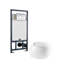 Комплект инсталляция+унитаз Welt-Wasser JECKENBACH 004 GL-WT + MARBERG 507 RD