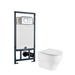 Комплект инсталляция+унитаз Welt-Wasser ERLENBACH 004 GL-WT + MARBERG 507 RD