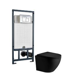 Комплект инсталляция+унитаз Welt-Wasser MERZBACH 004 MT-BL + MARBERG 507 SE