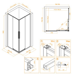 Душевой уголок RGW Stilvoll SV-31 80х80