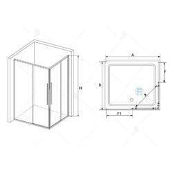 Душевой уголок RGW SV-41 90х100