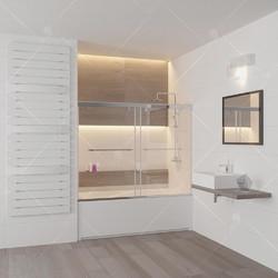 Душевая шторка для ванны RGW SC-66 170х150