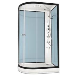 Душевая кабина с гидромассажем Domani-Spa Delight 128 120х80 R прозрачная/Dusty blue