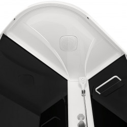 Душевая кабина Domani-Spa Delight Slim 128 R 120х80 тонированная/чёрная