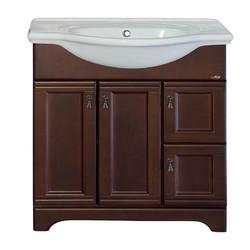 Тумба для умывальника Misty Римини 85 орех