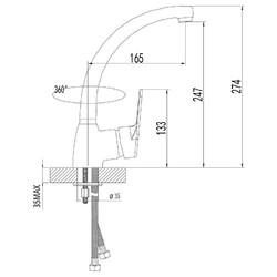 Смеситель кухни Lemark LUNA LM4105C