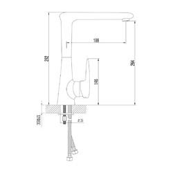 Смеситель для кухни Lemark STATUS LM4405C