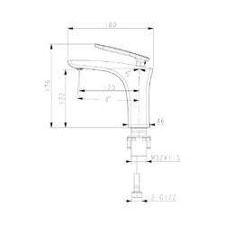 Смеситель для умывальника Lemark BELLARIO LM6806C