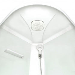 Душевая кабина Domani-Spa Delight Slim 110 100х100 сатин-матированная/белая