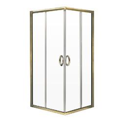 Душевой уголок Good Door Jazz Gold CR 90х90