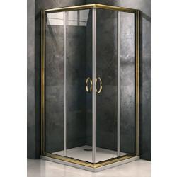 Душевой уголок Good Door Jazz Gold CR 100х100