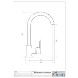 Смеситель для кухни Inan KEHRIBAR M2304