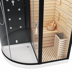 Душевая кабина с сауной Teymi Solli T00201R 180х110