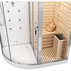 Душевая кабина с сауной Teymi Solli T00202R 180х110