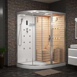 Душевая кабина с сауной Teymi Solli T00202R 180х110